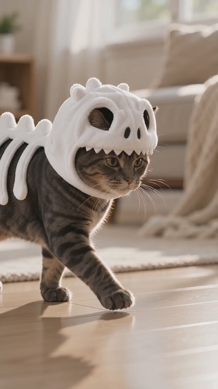 Costume Dinosaure pour Chat – DinoCat 🦖
